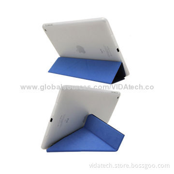Deformable Y-standing Semi Microfiber PU Leather Case for iPad Mini 2, Manufacturer